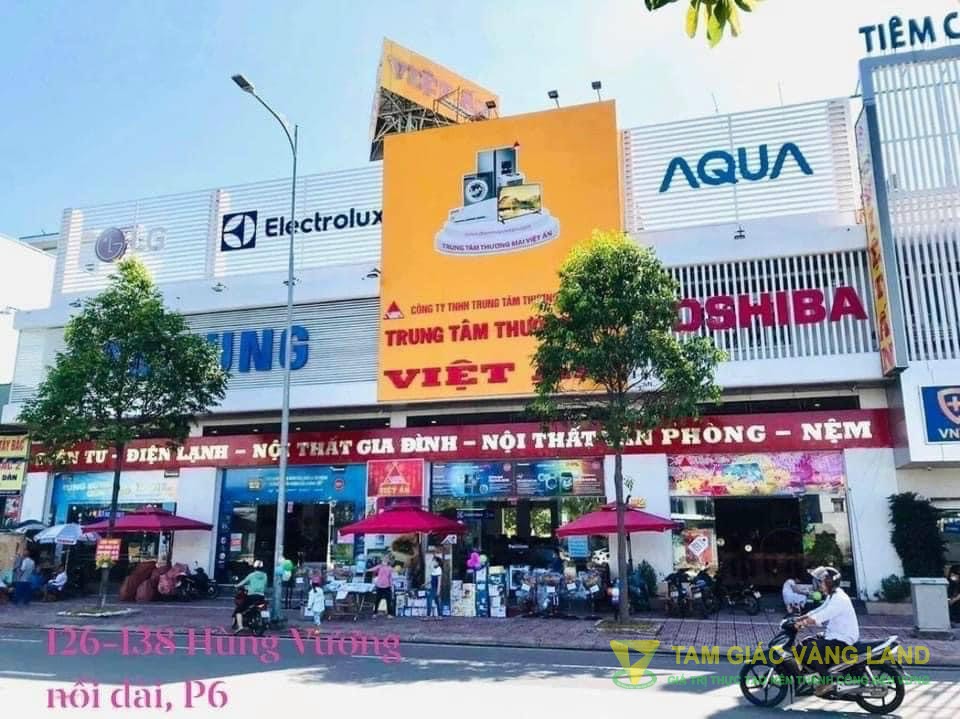 Cho thuê nhà mặt tiền đường Hùng Vương Nối Dài, Phường 6, TP Tân An, Tỉnh Long An, DT 15x40m, Trệt, 1lầu, Giá 130 triệu/tháng